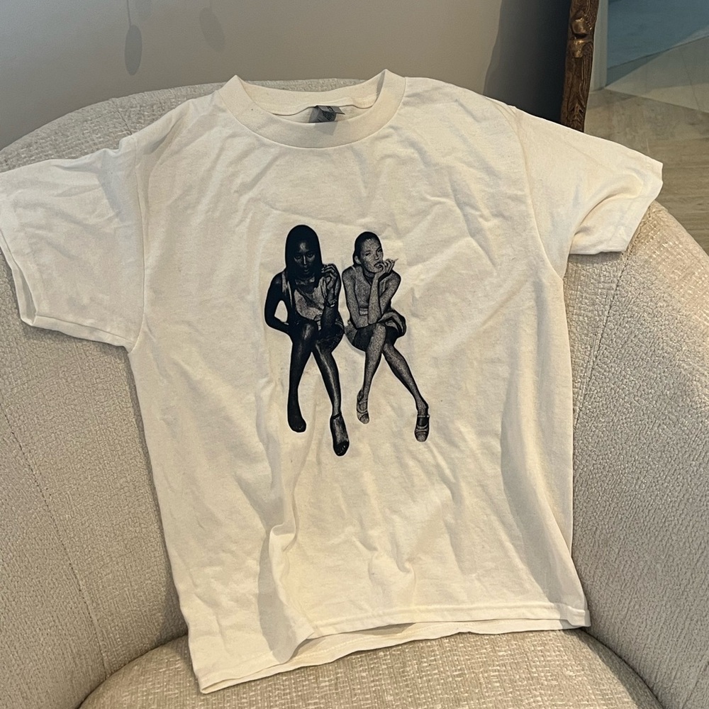 Naomi Campbell Kate Moss T shirt